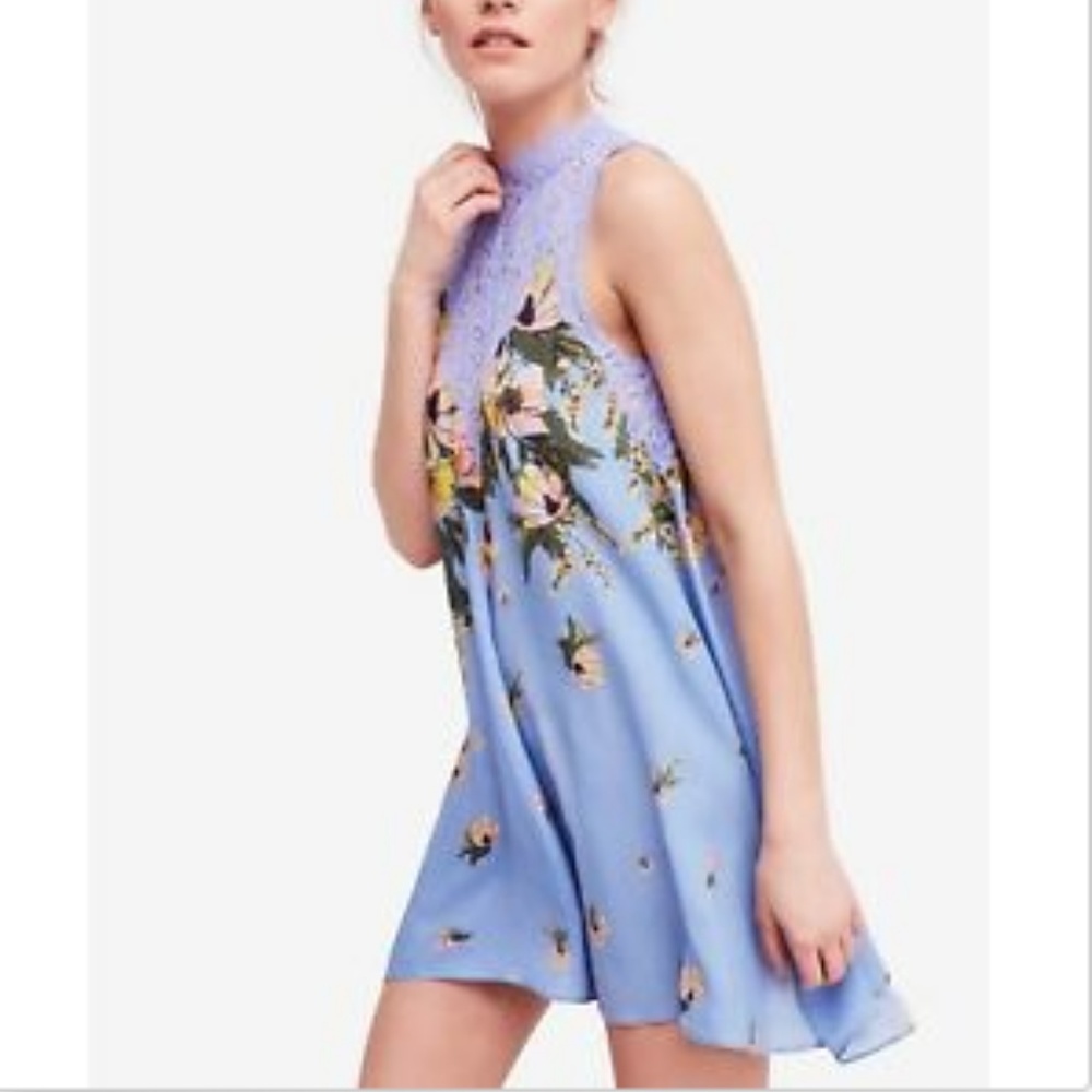 Intimately Free People • Purple, Floral Slip Dress - Picture 8 of 8